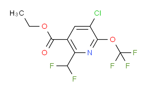 AM215203 | 1804558-30-2 | Ethyl 3-chloro-6-(difluoromethyl)-2-(trifluoromethoxy)pyridine-5-carboxylate