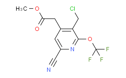 AM215204 | 1804301-46-9 | Methyl 3-(chloromethyl)-6-cyano-2-(trifluoromethoxy)pyridine-4-acetate