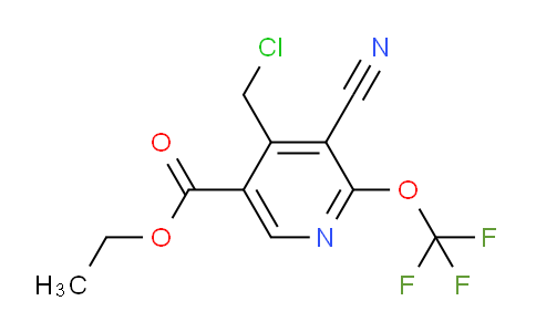 AM215215 | 1804325-01-6 | Ethyl 4-(chloromethyl)-3-cyano-2-(trifluoromethoxy)pyridine-5-carboxylate
