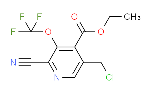 Ethyl 5-(chloromethyl)-2-cyano-3-(trifluoromethoxy)pyridine-4-carboxylate