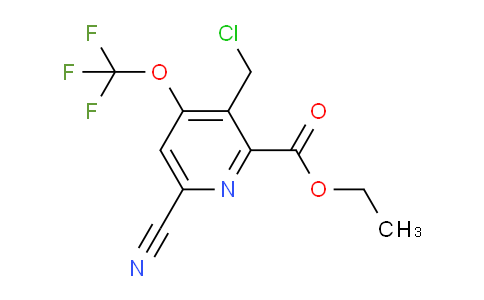 AM215220 | 1804738-73-5 | Ethyl 3-(chloromethyl)-6-cyano-4-(trifluoromethoxy)pyridine-2-carboxylate