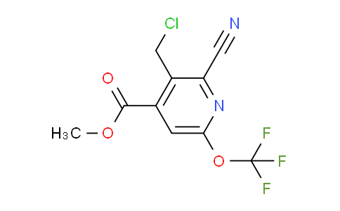 Methyl 3-(chloromethyl)-2-cyano-6-(trifluoromethoxy)pyridine-4-carboxylate