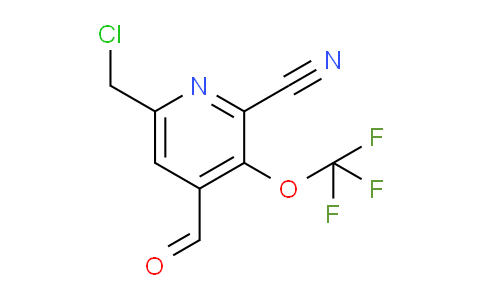 6-(Chloromethyl)-2-cyano-3-(trifluoromethoxy)pyridine-4-carboxaldehyde