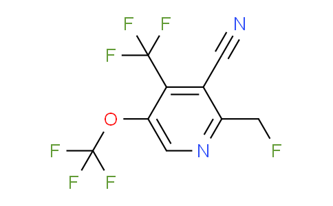 AM215236 | 1806169-02-7 | 3-Cyano-2-(fluoromethyl)-5-(trifluoromethoxy)-4-(trifluoromethyl)pyridine