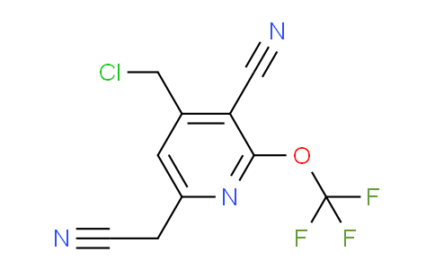 AM215249 | 1804737-94-7 | 4-(Chloromethyl)-3-cyano-2-(trifluoromethoxy)pyridine-6-acetonitrile