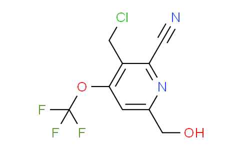 AM215255 | 1804298-70-1 | 3-(Chloromethyl)-2-cyano-4-(trifluoromethoxy)pyridine-6-methanol