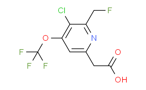 AM215268 | 1804473-78-6 | 3-Chloro-2-(fluoromethyl)-4-(trifluoromethoxy)pyridine-6-acetic acid