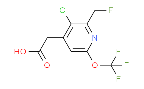 AM215269 | 1806155-54-3 | 3-Chloro-2-(fluoromethyl)-6-(trifluoromethoxy)pyridine-4-acetic acid