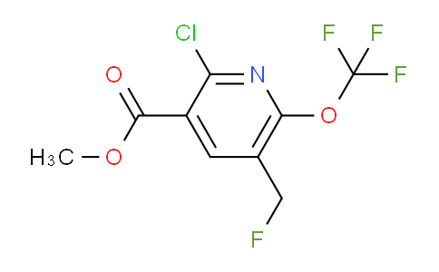 Methyl 2-chloro-5-(fluoromethyl)-6-(trifluoromethoxy)pyridine-3-carboxylate