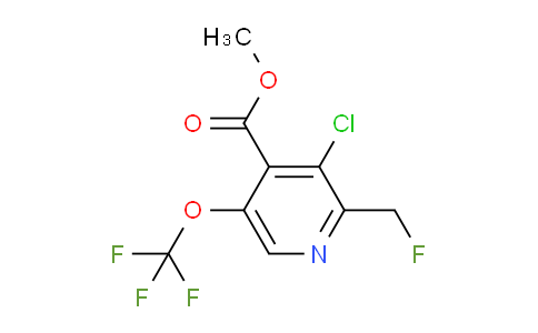 AM215280 | 1806143-52-1 | Methyl 3-chloro-2-(fluoromethyl)-5-(trifluoromethoxy)pyridine-4-carboxylate