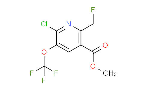 Methyl 2-chloro-6-(fluoromethyl)-3-(trifluoromethoxy)pyridine-5-carboxylate