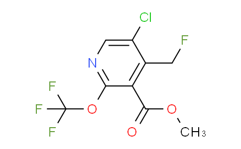 Methyl 5-chloro-4-(fluoromethyl)-2-(trifluoromethoxy)pyridine-3-carboxylate