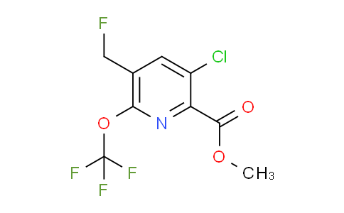 Methyl 3-chloro-5-(fluoromethyl)-6-(trifluoromethoxy)pyridine-2-carboxylate