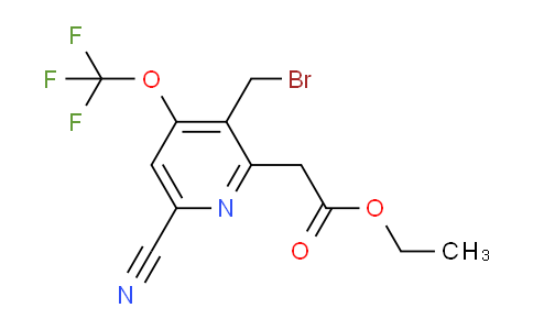 AM215303 | 1803648-93-2 | Ethyl 3-(bromomethyl)-6-cyano-4-(trifluoromethoxy)pyridine-2-acetate