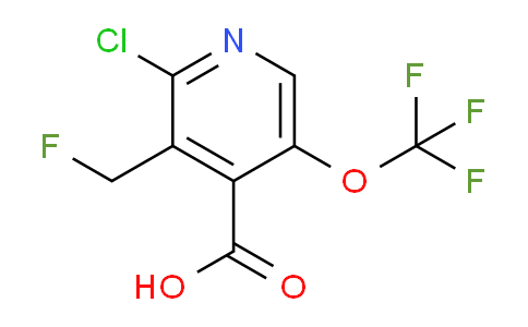 AM215304 | 1804783-80-9 | 2-Chloro-3-(fluoromethyl)-5-(trifluoromethoxy)pyridine-4-carboxylic acid
