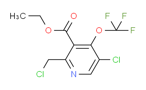 Ethyl 5-chloro-2-(chloromethyl)-4-(trifluoromethoxy)pyridine-3-carboxylate