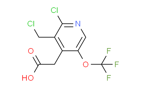 2-Chloro-3-(chloromethyl)-5-(trifluoromethoxy)pyridine-4-acetic acid