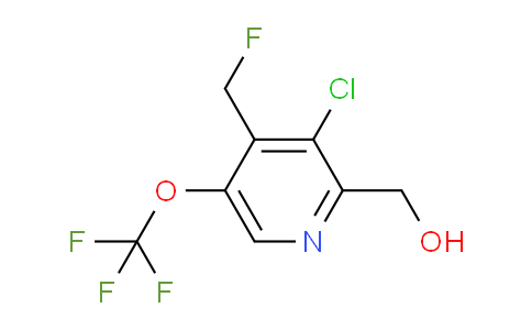 3-Chloro-4-(fluoromethyl)-5-(trifluoromethoxy)pyridine-2-methanol