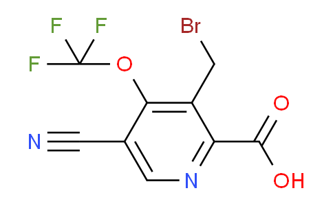 AM215333 | 1806064-95-8 | 3-(Bromomethyl)-5-cyano-4-(trifluoromethoxy)pyridine-2-carboxylic acid