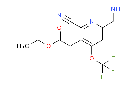 AM215351 | 1803942-43-9 | Ethyl 6-(aminomethyl)-2-cyano-4-(trifluoromethoxy)pyridine-3-acetate