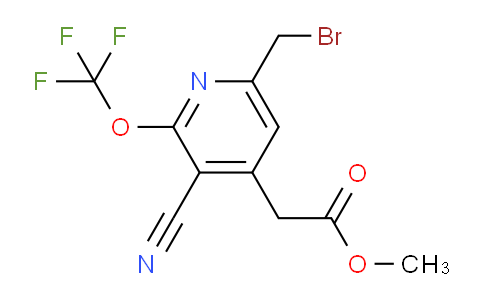 AM215353 | 1804296-94-3 | Methyl 6-(bromomethyl)-3-cyano-2-(trifluoromethoxy)pyridine-4-acetate