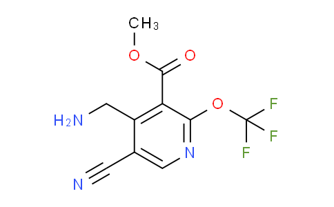 Methyl 4-(aminomethyl)-5-cyano-2-(trifluoromethoxy)pyridine-3-carboxylate