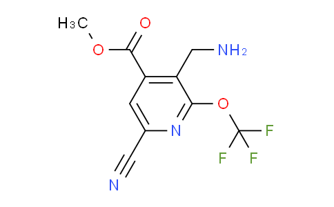Methyl 3-(aminomethyl)-6-cyano-2-(trifluoromethoxy)pyridine-4-carboxylate