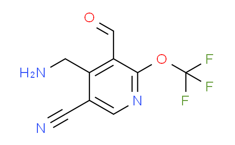 4-(Aminomethyl)-5-cyano-2-(trifluoromethoxy)pyridine-3-carboxaldehyde