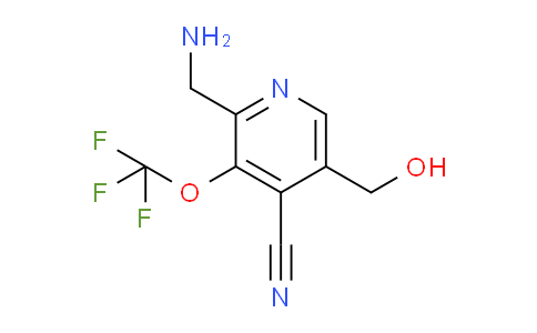 2-(Aminomethyl)-4-cyano-3-(trifluoromethoxy)pyridine-5-methanol