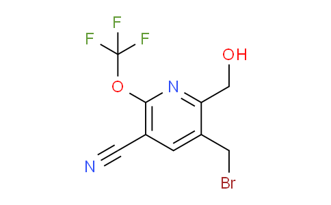 AM215398 | 1806074-20-3 | 3-(Bromomethyl)-5-cyano-6-(trifluoromethoxy)pyridine-2-methanol
