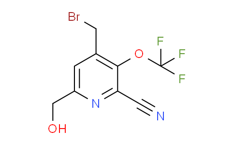 4-(Bromomethyl)-2-cyano-3-(trifluoromethoxy)pyridine-6-methanol