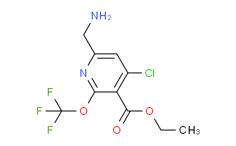 AM215419 | 1804327-27-2 | Ethyl 6-(aminomethyl)-4-chloro-2-(trifluoromethoxy)pyridine-3-carboxylate