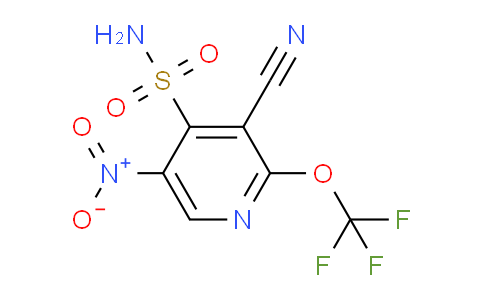 3-Cyano-5-nitro-2-(trifluoromethoxy)pyridine-4-sulfonamide