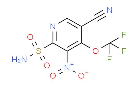 5-Cyano-3-nitro-4-(trifluoromethoxy)pyridine-2-sulfonamide
