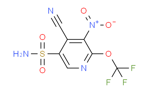 4-Cyano-3-nitro-2-(trifluoromethoxy)pyridine-5-sulfonamide