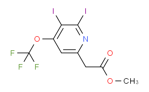 AM21544 | 1803976-35-3 | Methyl 2,3-diiodo-4-(trifluoromethoxy)pyridine-6-acetate