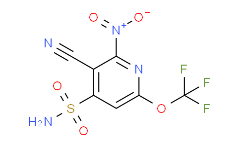 3-Cyano-2-nitro-6-(trifluoromethoxy)pyridine-4-sulfonamide