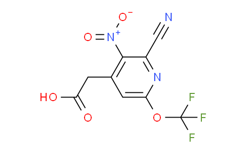 2-Cyano-3-nitro-6-(trifluoromethoxy)pyridine-4-acetic acid
