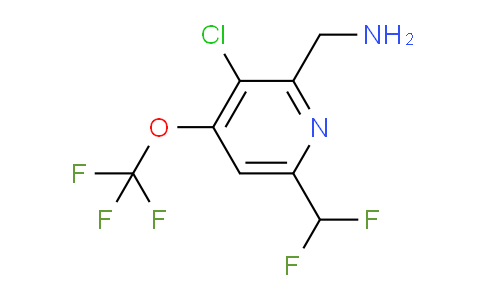 AM215476 | 1803699-08-2 | 2-(Aminomethyl)-3-chloro-6-(difluoromethyl)-4-(trifluoromethoxy)pyridine