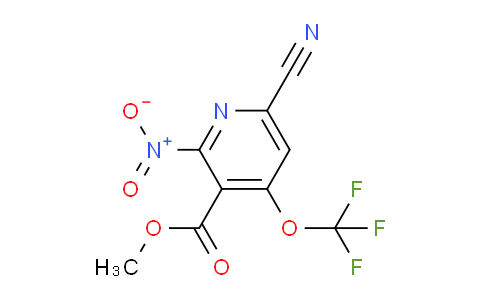 Methyl 6-cyano-2-nitro-4-(trifluoromethoxy)pyridine-3-carboxylate