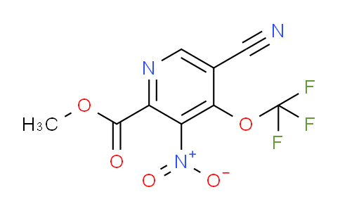 Methyl 5-cyano-3-nitro-4-(trifluoromethoxy)pyridine-2-carboxylate