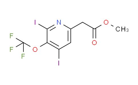 Methyl 2,4-diiodo-3-(trifluoromethoxy)pyridine-6-acetate