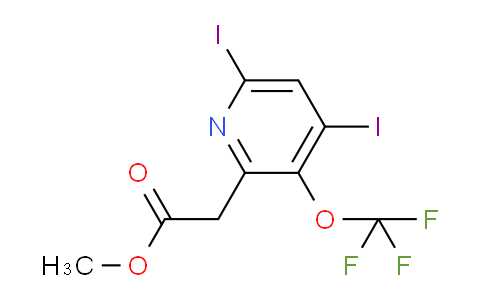 Methyl 4,6-diiodo-3-(trifluoromethoxy)pyridine-2-acetate