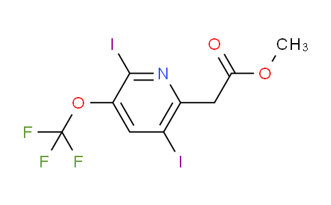 Methyl 2,5-diiodo-3-(trifluoromethoxy)pyridine-6-acetate