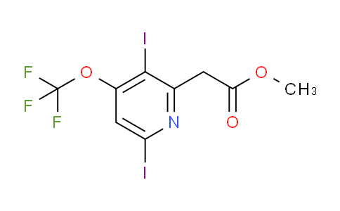 Methyl 3,6-diiodo-4-(trifluoromethoxy)pyridine-2-acetate