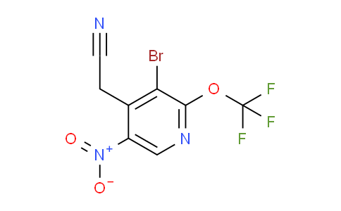 AM215552 | 1804617-37-5 | 3-Bromo-5-nitro-2-(trifluoromethoxy)pyridine-4-acetonitrile