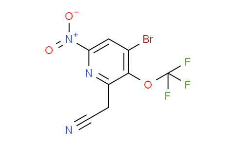 AM215554 | 1806200-42-9 | 4-Bromo-6-nitro-3-(trifluoromethoxy)pyridine-2-acetonitrile