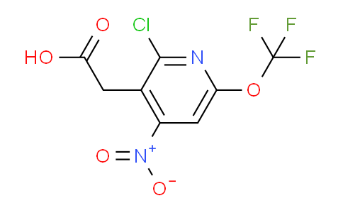 2-Chloro-4-nitro-6-(trifluoromethoxy)pyridine-3-acetic acid