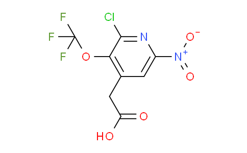 2-Chloro-6-nitro-3-(trifluoromethoxy)pyridine-4-acetic acid