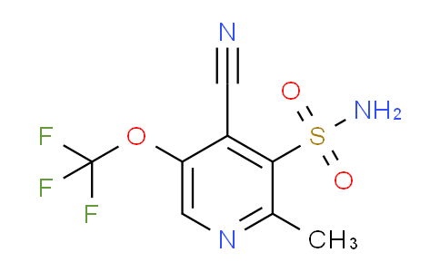 4-Cyano-2-methyl-5-(trifluoromethoxy)pyridine-3-sulfonamide